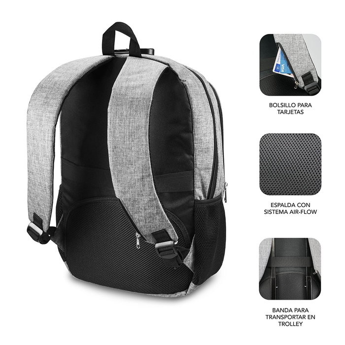 Subblim Urban Lock Backpack 16 el Gris Subblim Urban Lock Backpack 16 el Gris